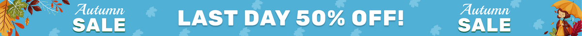 Autumn Sale - Last Day 50% Off