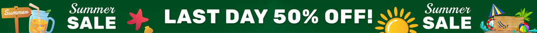 Summer Sale - Last Day 50% Off
