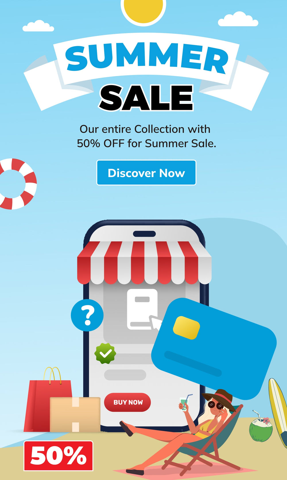 Summer Sale - Our entire collection 50% OFF